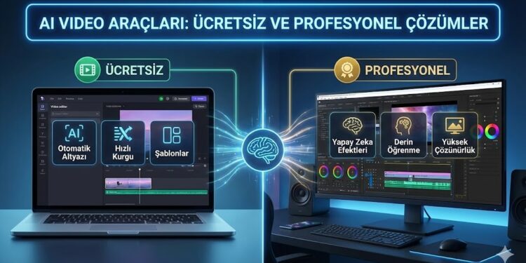 AI Video Araçları: Ücretsiz ve Profesyonel Çözümler