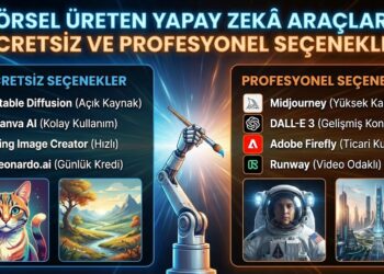 Görsel Üreten Yapay Zekâ Araçları – Ücretsiz ve Profesyonel Seçenekler