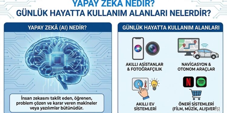 Yapay Zekâ Nedir? Günlük Hayatta Kullanım Alanları Nelerdir?